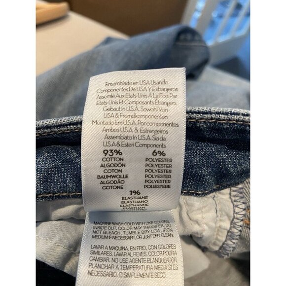 Mother Jeans The Looker Ankle Fray One Smart Cookie Size 26 - Picture 7 of 8